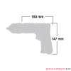 Wiertarka pneumatyczna SHINANO SI-5505 L-P 1.900 obr/min Wiertarka pneumatyczna SHINANO SI-5505 L-P 1.900 obr/min