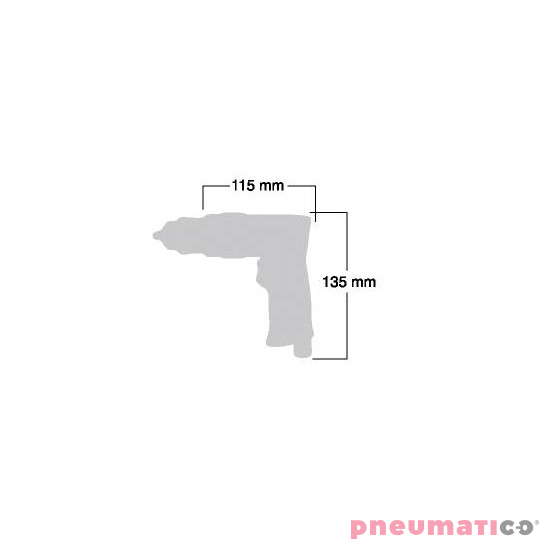 Wiertarka pneumatyczna SHINANO SI-5506 L-P 1.700 obr/min Wiertarka pneumatyczna SHINANO SI-5506 L-P 1.700 obr/min
