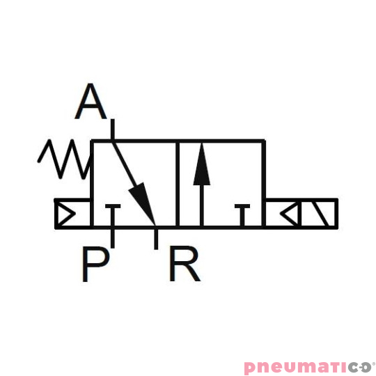 Elektrozawór PNEUMATICO 3/2 G1/4" 230V AC JLE4601-230VAC