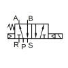 Elektrozawór PNEUMATICO 5/2 G1/4" 115V AC JLE4101-115VAC Elektrozawór PNEUMATICO 5/2 G1/4" 115V AC JLE4101-115VAC