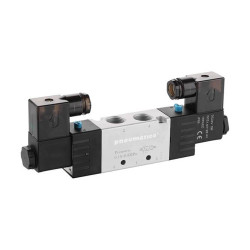 Elektrozawór PNEUMATICO 5/2 G1/8" 24V DC JLE2200-24VDC
