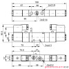 Elektrozawór PNEUMATICO 5/3 G1/4" 24V DC JLE4403-24VDC Elektrozawór PNEUMATICO 5/3 G1/4" 24V DC JLE4403-24VDC