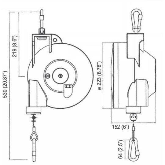 Balanser 20DFL Desoutter 12-20 kg 2m 6158050210 Balanser 20DFL Desoutter 12-20 kg 2m 6158050210