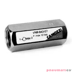 ZAWÓR ZWROTNY JEDNOKIERUNKOWY 2xWW G1/8" CAMOZZI VNR-210-18