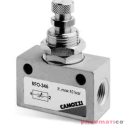 ZAWÓR DŁAWIĄCY GW 1/8" O2 POKRĘTŁO CAMOZZI RFO-382-18