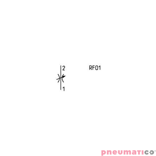 ZAWÓR DŁAWIĄCY GW 1/8" O2 POKRĘTŁO CAMOZZI RFO-382-18