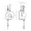 Balanser linkowy Carl Stahl Kromer 15.0-25.0kg 3000mm 7251080101 Balanser linkowy Carl Stahl Kromer 15.0-25.0kg 3000mm 7251080101