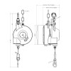 Balanser linkowy Carl Stahl Kromer 190.0-200.0kg 3000mm 7251080115 Balanser linkowy Carl Stahl Kromer 190.0-200.0kg 3000mm 7251080115