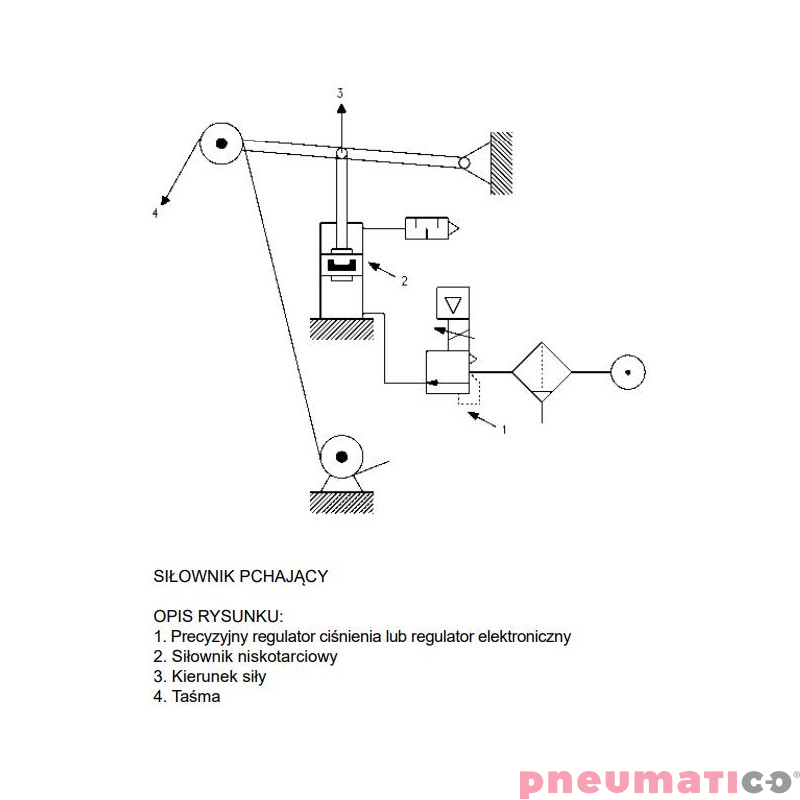 Siłownik ISO 15552 serii 61 O125 podwójnego działania CAMOZZI 61M2P125A0500 Siłownik ISO 15552 serii 61 O125 podwójnego działania CAMOZZI 61M2P125A0500