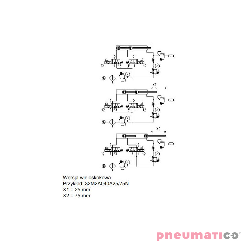 Siłownik ISO 21287 serii 32 O40 pojedynczego działania ciągnący CAMOZZI 32F4A040A025 Siłownik ISO 21287 serii 32 O40 pojedynczego działania ciągnący CAMOZZI 32F4A040A025