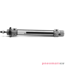 Siłownik ISO 6432 serii 24 O25 podwójnego działania CAMOZZI 24N2A25A010