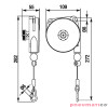Balanser linkowy 9311NY TECNA 0,4-1kg 1600mm Balanser linkowy 9311NY TECNA 0,4-1kg 1600mm
