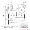 Balanser linkowy z przewodem powietrznym  9201 TECNA 075-15kg 1350mm Balanser linkowy z przewodem powietrznym  9201 TECNA 075-15kg 1350mm