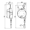 Balanser linkowy 9354G.F TECNA 4.0-7.0kg 2000mm Balanser linkowy 9354G.F TECNA 4.0-7.0kg 2000mm