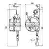 Balanser linkowy TECNA 9431G.B1 15-20kg 3000mm Balanser linkowy TECNA 9431G.B1 15-20kg 3000mm