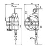 Balanser linkowy TECNA 9436G.B1 50-60kg 3000mm Balanser linkowy TECNA 9436G.B1 50-60kg 3000mm
