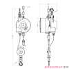 Balanser linkowy Carl Stahl Kromer 150.0-175.0kg 1500mm Balanser linkowy Carl Stahl Kromer 150.0-175.0kg 1500mm