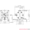 POMPA SPOŻYWCZA MEMBRANOWA 3/4" 22 L/MIN HYTREL YAMADA DP-10BSH-FDA
