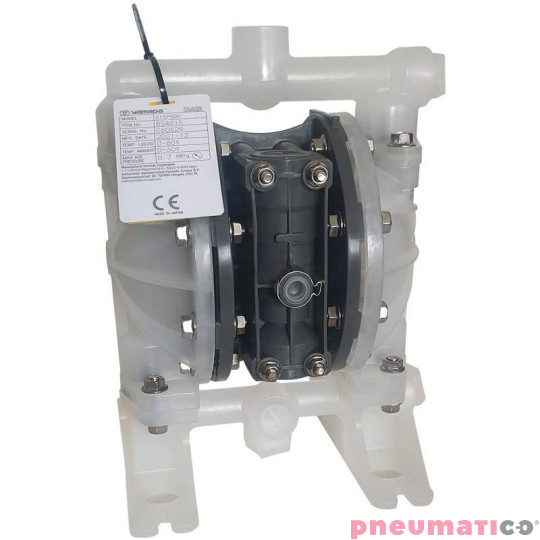 POMPA MEMBRANOWA SERIA G 1/2' PP POLIPROPYLEN/TPO SANTOPREN YAMADA G15PS00