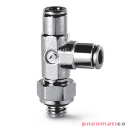 Trójnik boczny serii 6442 Micro O3 M3 CAMOZZI 6442-3-M3