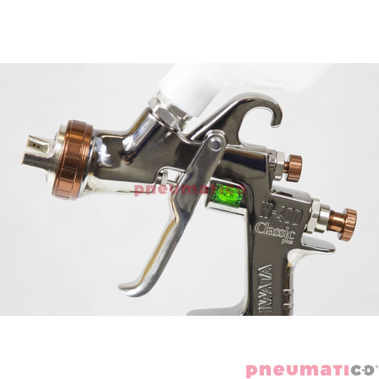 Pistolet lakierniczy Iwata High T.E.C. W400 BellAria  LV2   z górnym zbiornikiem Pistolet lakierniczy Iwata High T.E.C. W400 BellAria  LV2   z górnym zbiornikiem