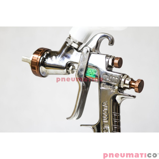 Pistolet lakierniczy Iwata High T.E.C. W400 BellAria  LV2   z górnym zbiornikiem Pistolet lakierniczy Iwata High T.E.C. W400 BellAria  LV2   z górnym zbiornikiem