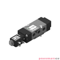 Elektrozawór monostabilny - sprężyna mechaniczna / sprężyna powietrzna 5/2 PNEUMAX T514.52.00.39.B58 220V