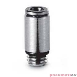 Złączka wtykowa prosta serii 6512 Micro 10 mm G1/4" CAMOZZI 6512-10-14-M