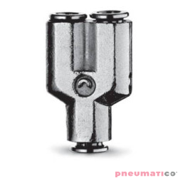 Trójnik wtykowy typu Y serii 6560 10 mm CAMOZZI 6560-10