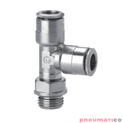 Trójnik wtykowy boczny serii 6442 8 mm G1/8" CAMOZZI 6442-8-18