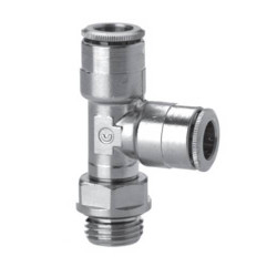 Trójnik wtykowy boczny serii 6442 10 mm G1/4" CAMOZZI 6442-10-14