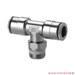 Trójnik wtykowy typu T serii S6430 6 mm G1/4" CAMOZZI S6430-6-14