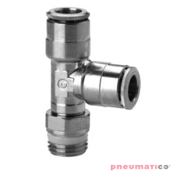 Trójnik wtykowy boczny serii S6440 8 mm G1/4" CAMOZZI S6440-8-14