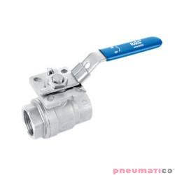 Zawór kulowy - dwudrogowy 2-częściowy z kołnierzem ISO 5211 TYP BV201 FG03 S6R