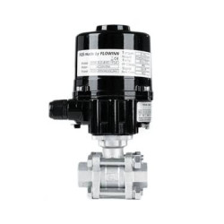 Zawór kulowy - dwudrogowy 3-częściowy z kołnierzem ISO 5211 TYP BV301 z napędem elektrycznym 230VAC (E10) E10BV301 FG08 S6P