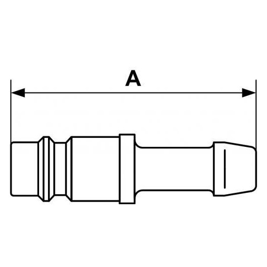 Adapter końcówki węża PREVOST 8mm Adapter końcówki węża PREVOST 8mm