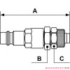 Adapter do rur półsztywnych PA/PU PREVOST 8x6mm Adapter do rur półsztywnych PA/PU PREVOST 8x6mm