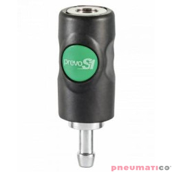 Szybkozłącze bezpieczne ze stali nierdzewnej na wąż 8mm PREVOST ESI 071808HE