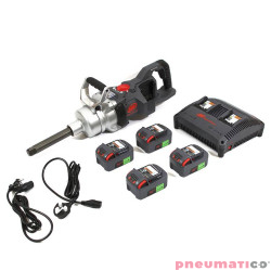 Akumulatorowy klucz udarowy Ingersoll Rand W9691-K4E-EU 1" wrzeciono 6" 3000Nm (4 aku.Li-ion 20V, 5Ah)