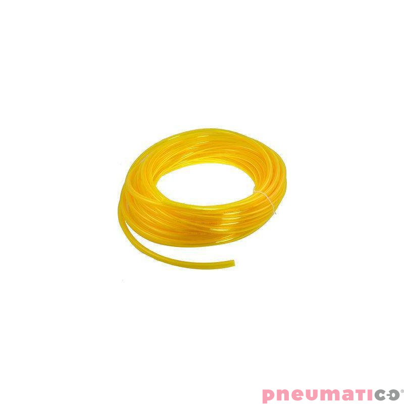 Wąż poliuretanowy prosty TEKALAN 10x6.5mm PU1065/025/Y RQS żółty