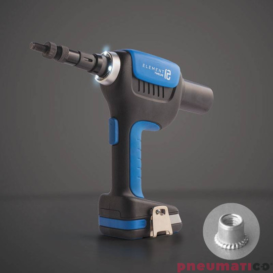 Nitownica akumulatorowa do nitonakrętek Scell-it E-12 Element 12 M6-M12 Nitownica akumulatorowa do nitonakrętek Scell-it E-12 Element 12 M6-M12