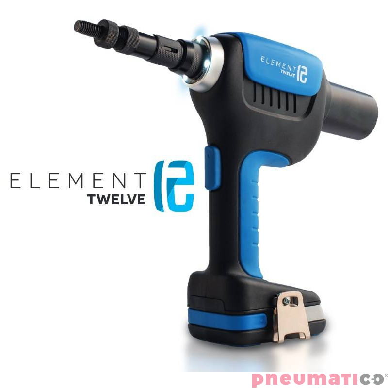 Nitownica akumulatorowa do nitonakrętek Scell-it E-12 Element 12 M6-M12 Nitownica akumulatorowa do nitonakrętek Scell-it E-12 Element 12 M6-M12