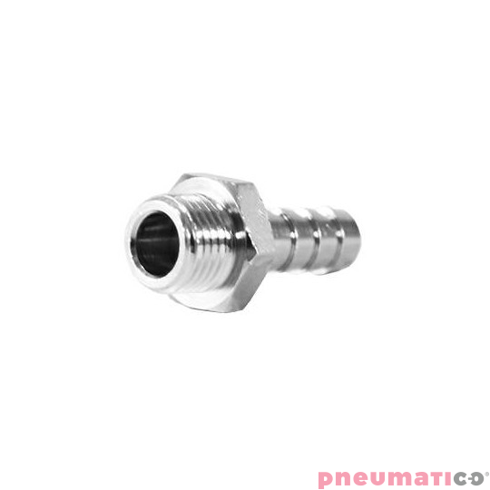 Złącze na wąż 8mm gw. zew. 