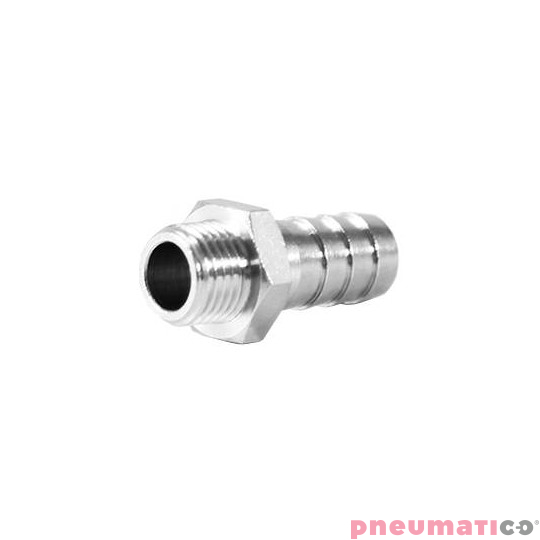 Złącze na wąż 12mm gw. zew. 1/4" RQS GT1412 Złącze na wąż 12mm gw. zew. 1/4" RQS GT1412