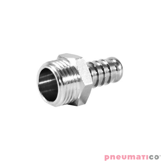 Złącze na wąż 12mm gw. zew. 1/2" RQS GT1212 Złącze na wąż 12mm gw. zew. 1/2" RQS GT1212