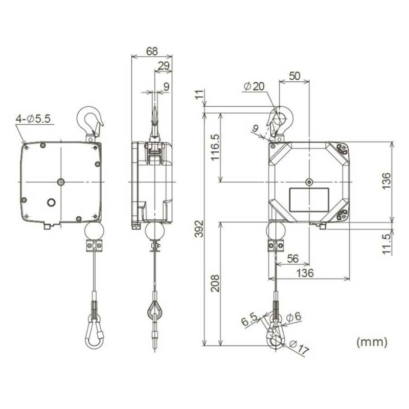 Retraktor ENDO ERM2 1-2kg 3500mm Retraktor ENDO ERM2 1-2kg 3500mm