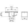 Uchwyt górny montażowy szyny Pneumatico JG‐0022 Uchwyt górny montażowy szyny Pneumatico JG‐0022