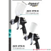 Pistolet lakierniczy Iwata Air Gunsa Junior AZ4 HTE-S Impact z górnym zbiornikiem 200 ml  - dysza 1,2 mm Pistolet lakierniczy Iwata Air Gunsa Junior AZ4 HTE-S Impact z górnym zbiornikiem 200 ml  - dysza 1,2 mm