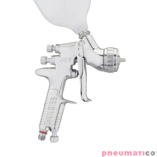 Pistolet lakierniczy DeVilbiss GPi Trans-Tech i-System Pro z górnym zbiornikiem dysza 1,8 ,mm Pistolet lakierniczy DeVilbiss GPi Trans-Tech i-System Pro z górnym zbiornikiem dysza 1,8 ,mm