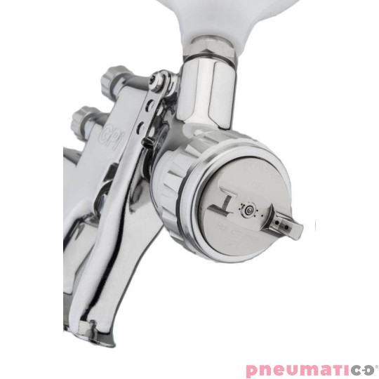 Pistolet lakierniczy DeVilbiss GPi Trans-Tech i-System Pro z górnym zbiornikiem dysza 1,8 ,mm Pistolet lakierniczy DeVilbiss GPi Trans-Tech i-System Pro z górnym zbiornikiem dysza 1,8 ,mm